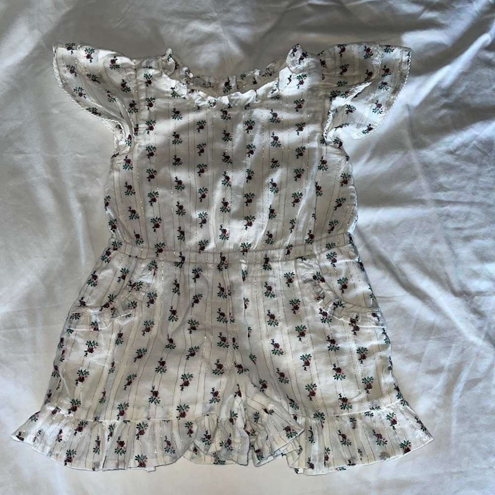 Toddler shorts jumpsuit